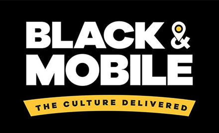 black and mobile logo